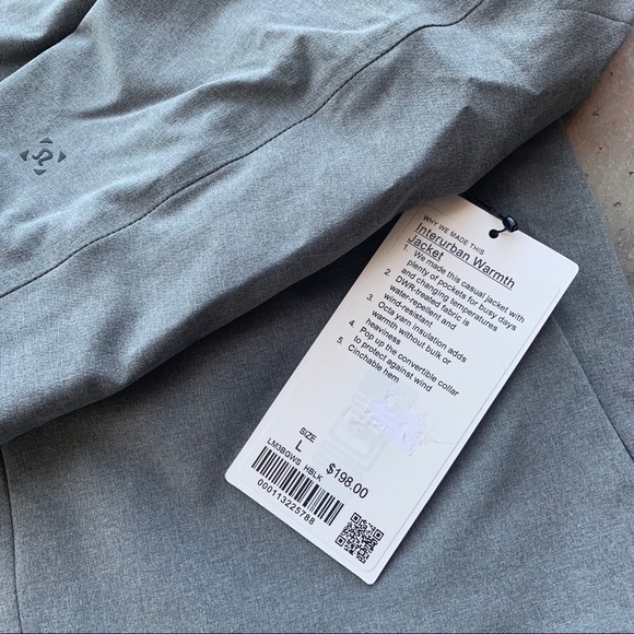 Lululemon Interurban warmth Jacket Grey - Picture 5 of 8